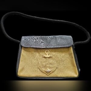 Vintage Rodo Italy Anchor Shoulder Purse